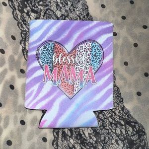 Handmade Custom Drink Koozie • Blessed Mama